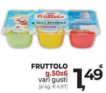 Supermercati Dok FRUTTOLO g.50x6 vari gusti offerta