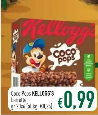 Famila Kellog's - Coco Pops Barrette 120 G(ml) offerta