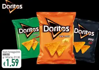 Famila Doritos Snack Formaggio/ Chili 140 G offerta