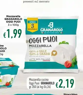 Famila Granarolo Mozzarella Cucina Oggi Puoi 350 G offerta