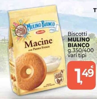 Supermercati Dok Biscotti MULINO BIANCO g.350/400 vari tipi offerta