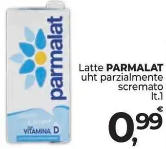 Supermercati Dok Latte PARMALAT uht parzialmente scremato offerta