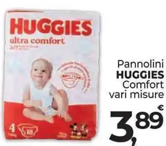 Supermercati Dok Pannolini HUGGIES Comfort vari misure offerta