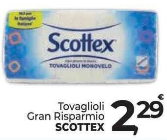 Supermercati Dok Tovaglioli Gran Risparmio SCOTTEX offerta