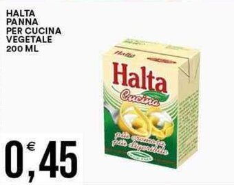 HALTA PANNA PER CUCINA VEGETALE 200 ML