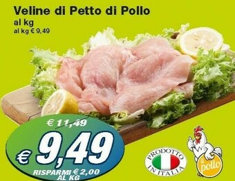 Prix Quality Veline Di Petto Di Pollo offerta