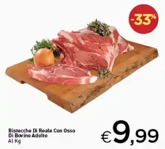Crai Bistecche Di Reale Con Osso Di Bovino Adulto Al Kg offerta