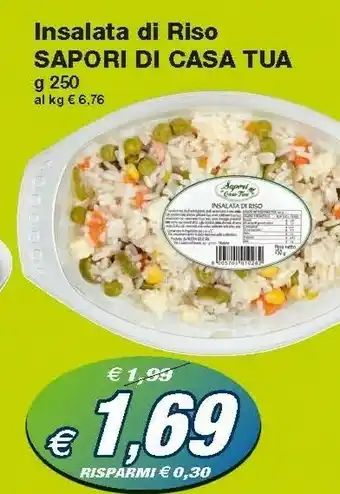 Prix Quality Sapori di casa tua Insalata Di Riso 250 G offerta