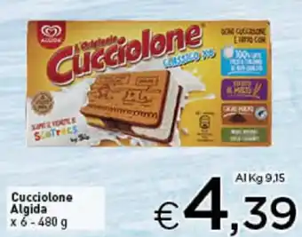 Crai Cucciolone Algida x 6-480 g offerta