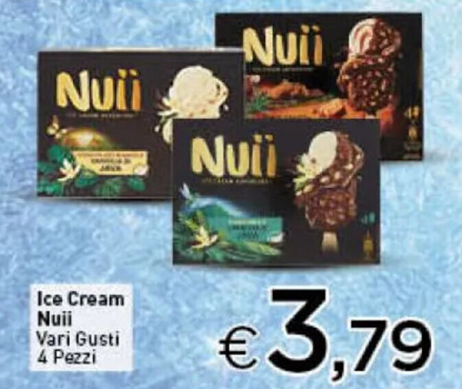 Ice Cream Nuii Vari Gusti 4 Pezzi offerta di Crai