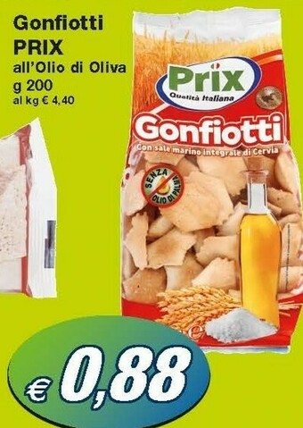 Prix Gonfiotti All'olio Di Oliva 200 G
