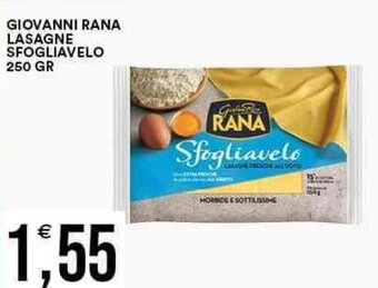 Premium Cash&Carry GIOVANNI RANA LASAGNE SFOGLIAVELO 250 GR offerta