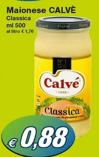 Prix Quality Calvè Maionese Classica offerta