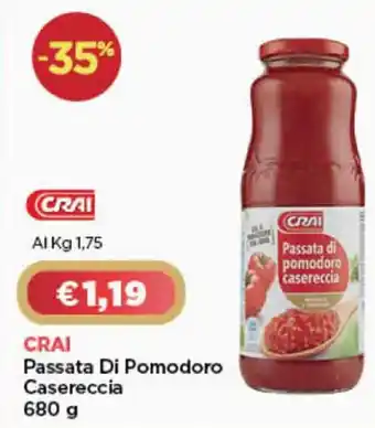 Crai Passata Di Pomodoro Casereccia 680 g offerta