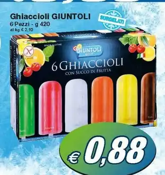 Giuntoli Ghiaccioli Con Succo Di Frutta
