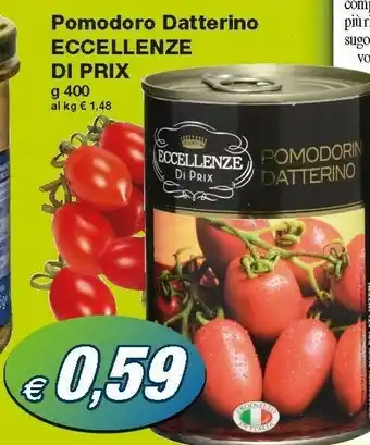 Eccellence Di Prix Pomodoro Datterino