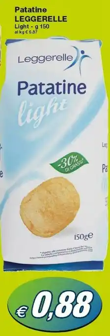Prix Quality Leggerelle - Patatine Light 150 G(ml) offerta