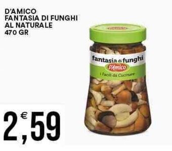 D'AMICO FANTASIA DI FUNGHI AL NATURALE 470 GR