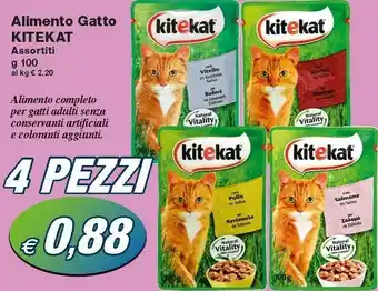 Prix Quality Kitekat Alimento Gatto offerta