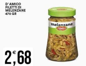 D'AMICO FILETTI DI MELENZANE 470 GR