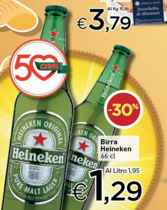 Crai Birra Heineken 66 cl offerta