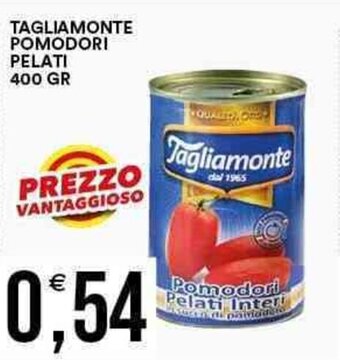 Premium Cash&Carry TAGLIAMONTE POMODORI PELATI 400 GR offerta