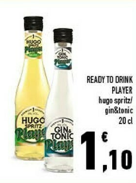Conad Ready To Drink Player Gin & Tonic offerta