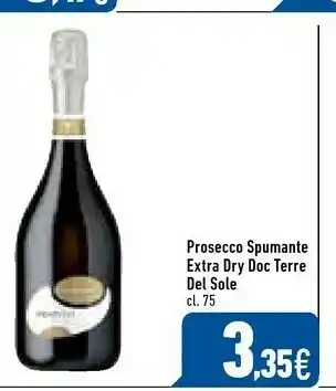 Terre del sole Prosecco Spumante Extra Dry Doc 75 Cl