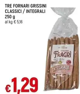 Famila Tre fornari grissini classici offerta