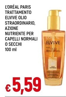 Famila L'oreal paris trattamento elvive olio straordinario offerta