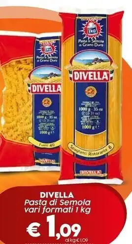 Crai Divella pasta di semola offerta