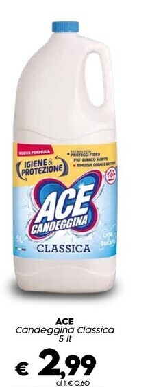 Crai Ace candeggina classica offerta
