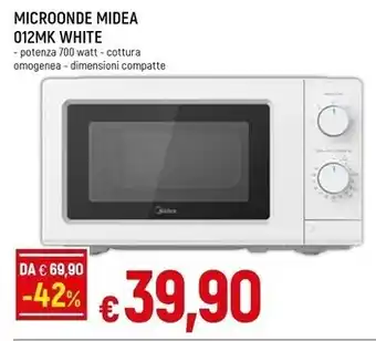 Midea microonde 012mk white