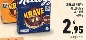 Conad Kelloggs cereali krave offerta