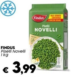 Crai Findus piselli novelli offerta