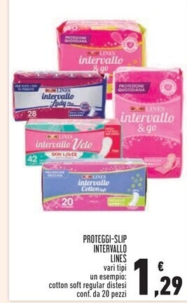 Conad Lines proteggi - slip intervallo offerta