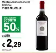 Conad Ciccariello cabernet sauvignon offerta