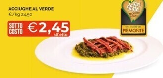 Mercatò Acciughe al verde offerta