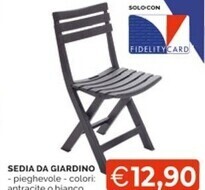 Mercatò Sedia da giardino offerta