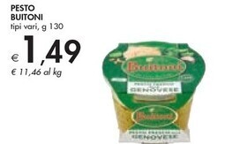 Bennet Buitoni pesto offerta