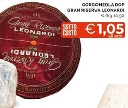 Mercatò Leonardi gorgonzola dop gran riserva offerta
