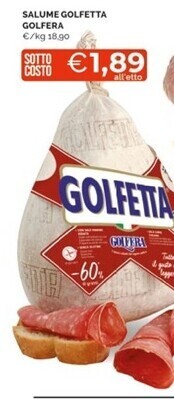 Mercatò Golfera salume golfetta offerta