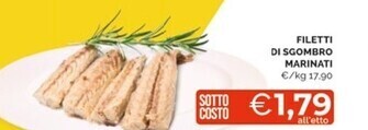 Mercatò Filetti di sgombro marinati offerta