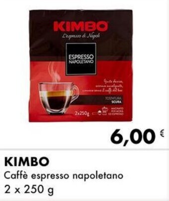 Iper Tosano KIMBO Caffè espresso napoletano 2 x 250 g offerta
