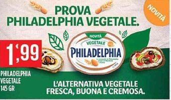 Supermercato Pollio PHILADELPHIA VEGETALE 145 GR offerta