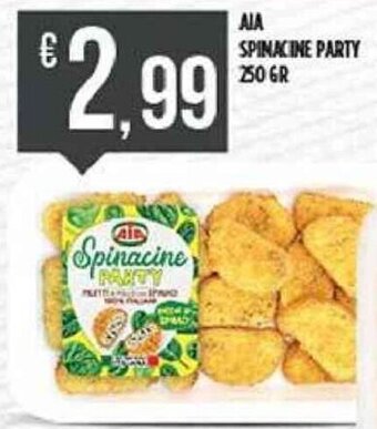 Supermercato Pollio AIA SPINACINE PARTY 250 GR, offerta