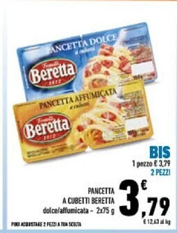 Conad City Beretta pancetta a cubetti offerta
