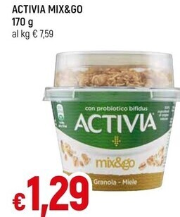 Famila Activia mix&go offerta