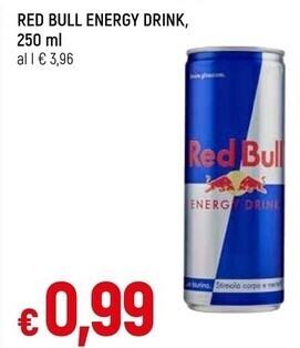 Famila Red bull energy drink offerta