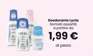 Interspar Lycia deodorante offerta